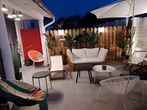 Terrace/patio - Seaside House with Terrace and Garden – 300m from the Beach (La Tranche-sur-Mer)