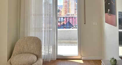 Perfect 2-bedroom apartment with AC in beautiful Tirane