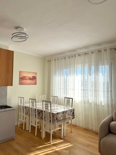 Perfect 2-bedroom apartment with AC in beautiful Tirane