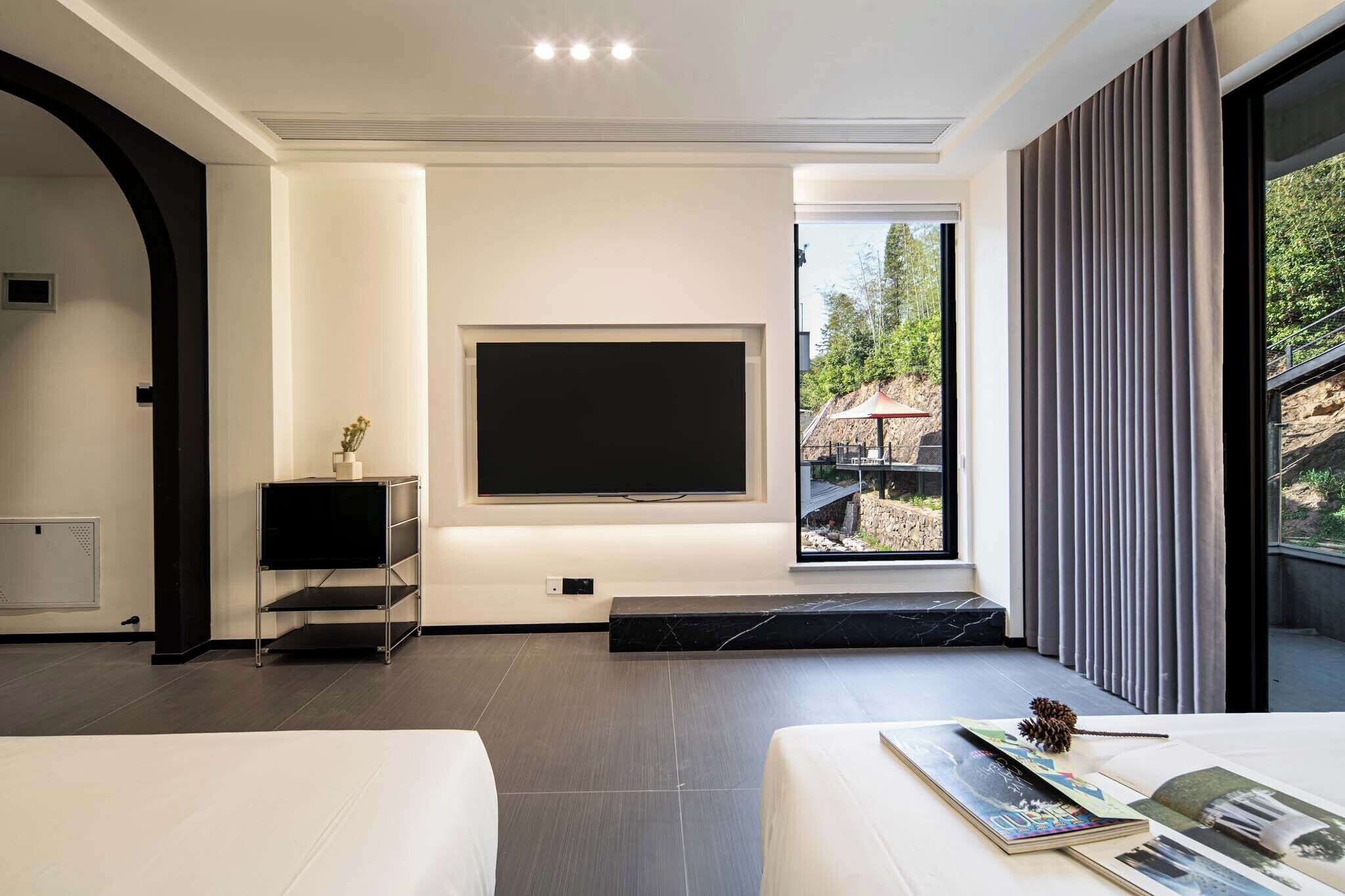 Familien-Zweibettzimmer, Bergblick | Ausblick vom Zimmer