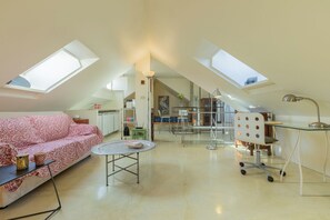 Basic Apartment | Living area - Charming Attic Bonsignore by Wonderful Italy (Turin)