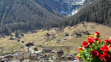 Vue depuis lâhĂ©bergement