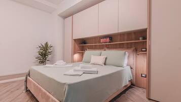 1 chambre, fer et planche Ă repasser, Wi-Fi gratuit, draps fournis