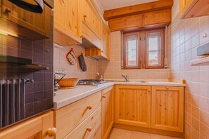 Superior Apartment, Balcony, Mountain View | Private kitchen - Casa Verocai - Mountain View Terrace (Cortina d'Ampezzo)