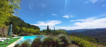 Gîte Iris - Mas de la Petite Occitane - Cévennes sud - Nature, Rando, Piscine