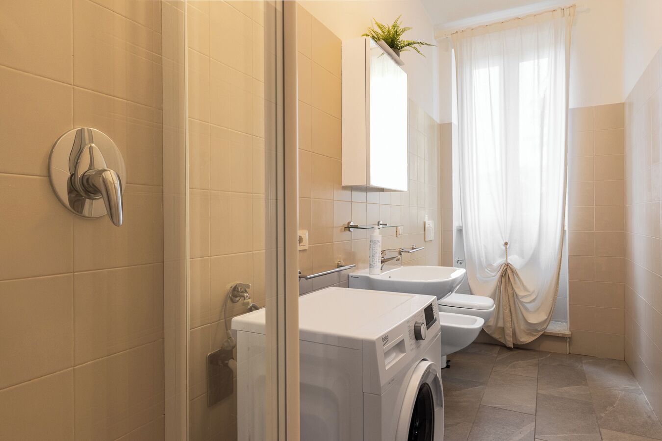 Grand Apartment, Balcony | Bathroom