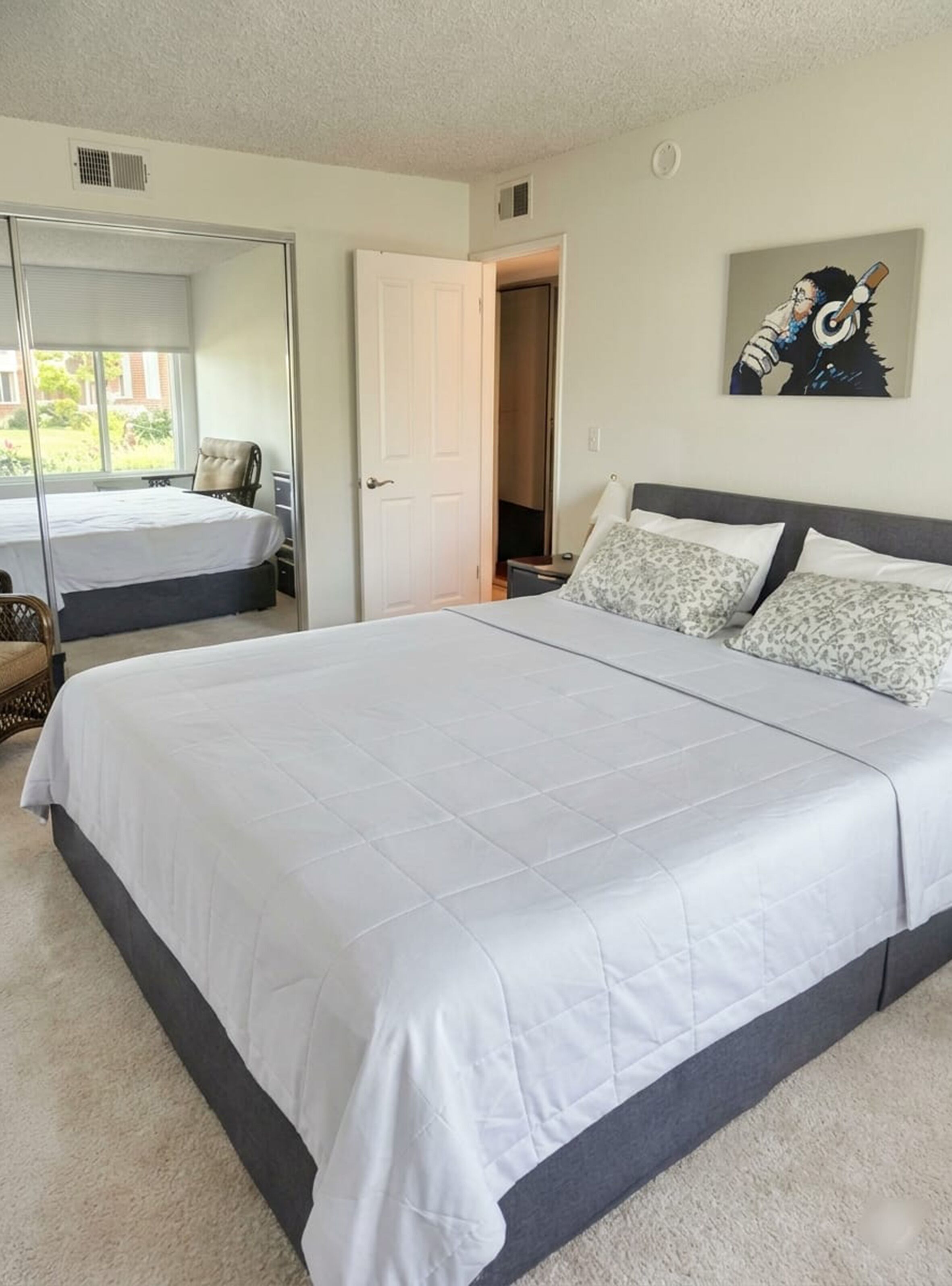 Apartamento luxo, 1 quarto, vista para o jardim