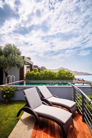 Pool - Deluxe 3 Bedroom Sea View Villa with Private Pool (Muğla)