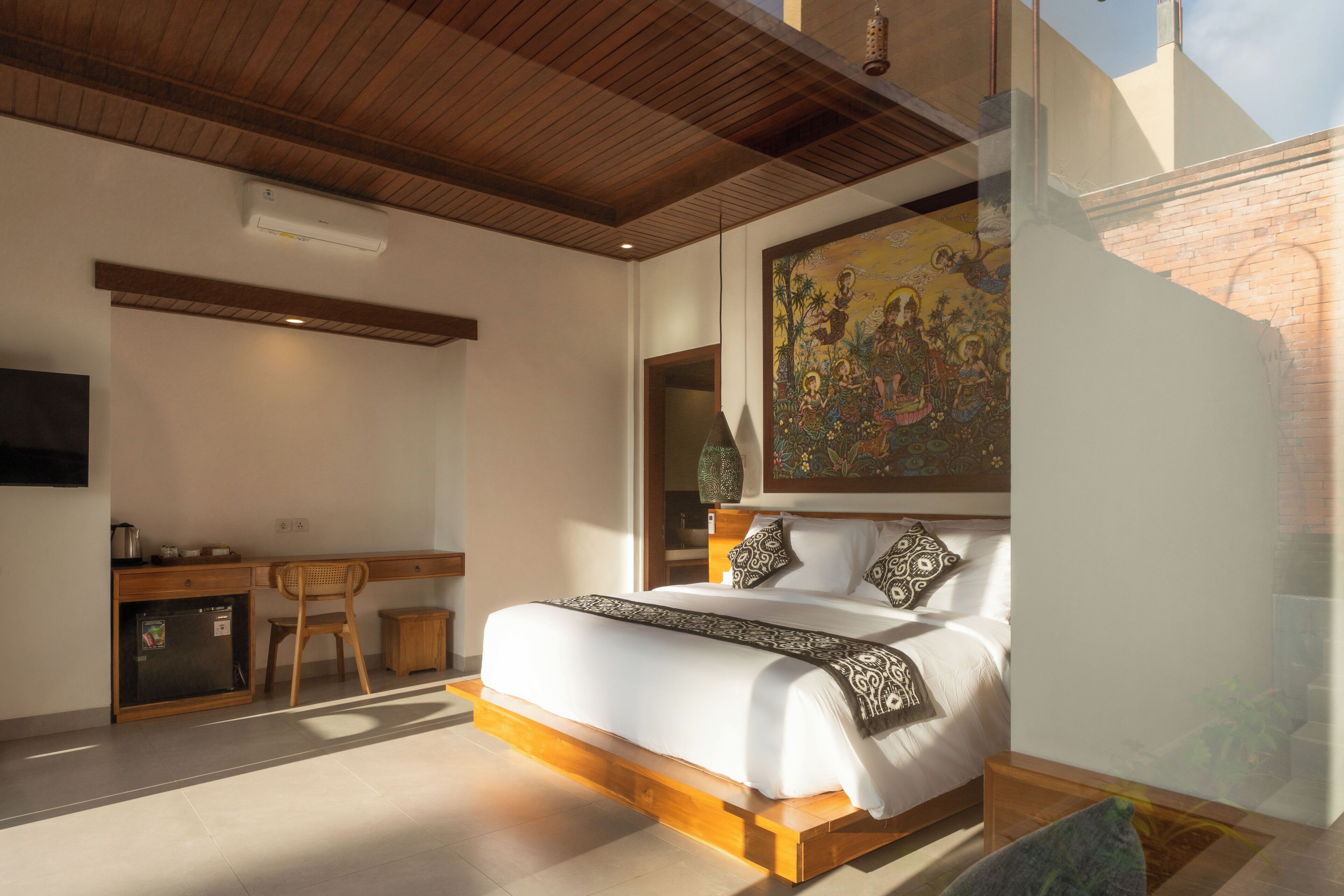 Superior-Villa, 1 King-Bett, Balkon