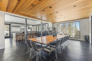 Dining - Luxury Modern Getaway by InvitedHome | Pool, Hot Tub, Game Room (Park City)