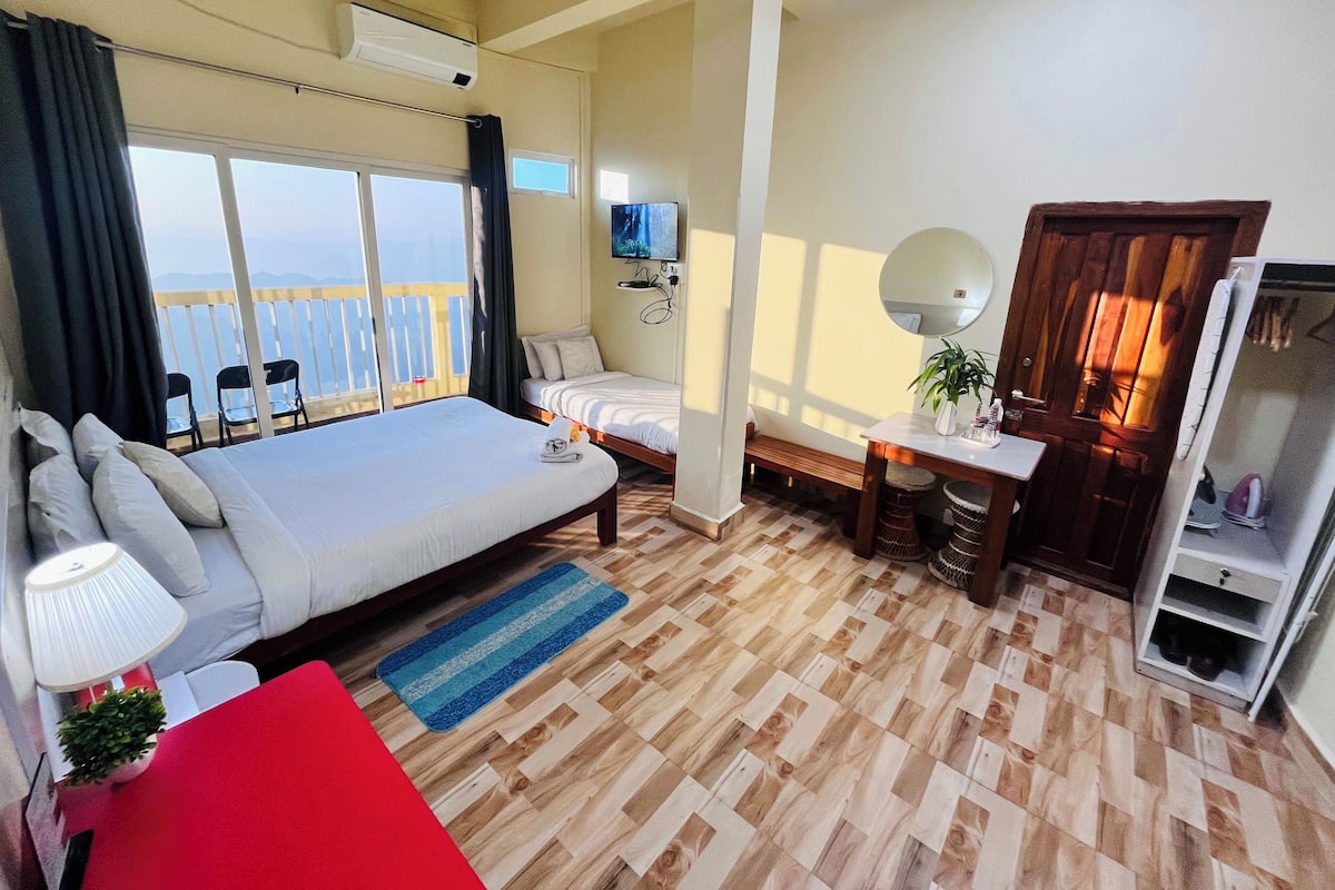 Deluxe-studiolejlighed - balkon - bjergudsigt