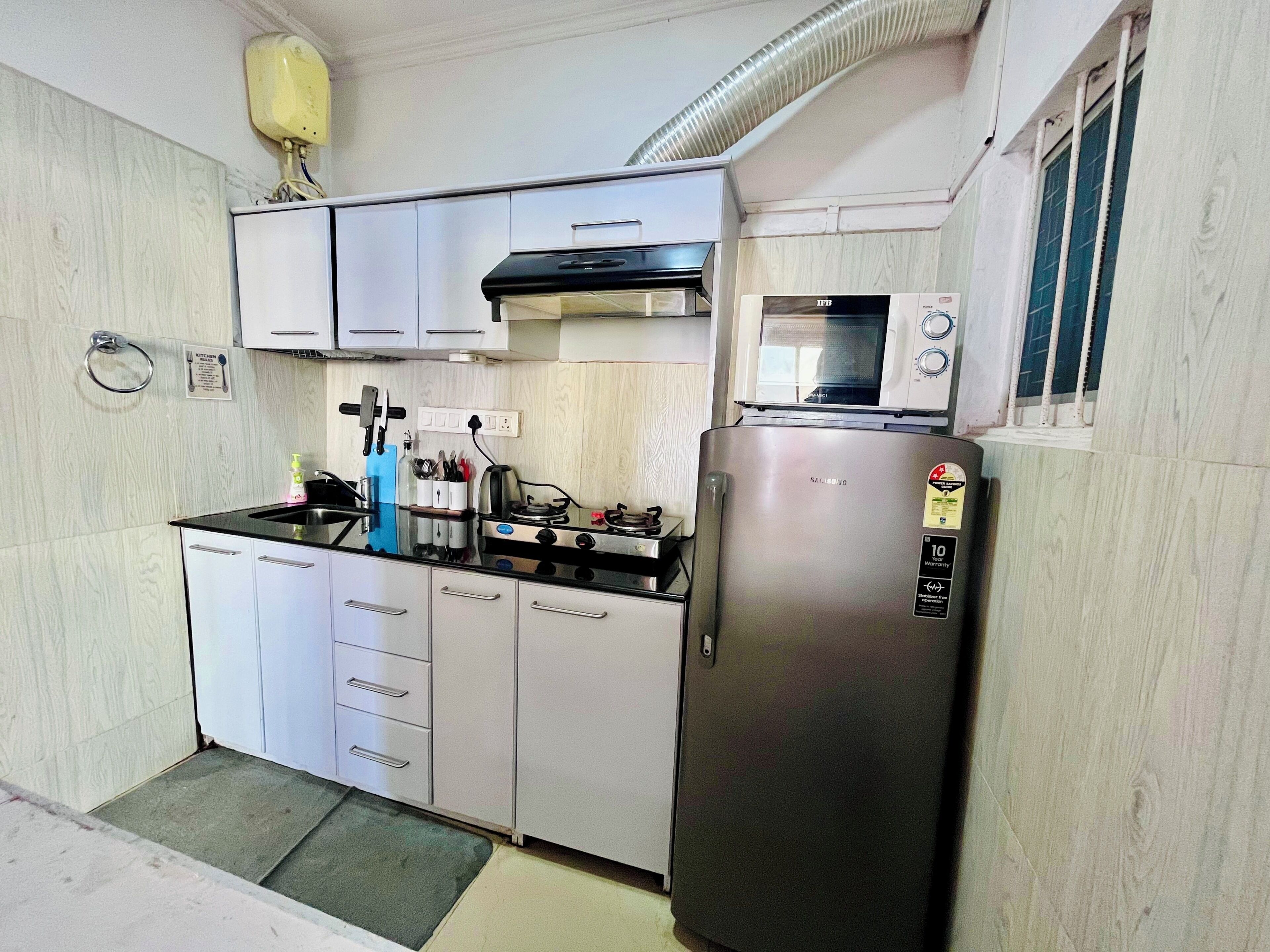 家庭開 放式套房, 露台, 山景 | 私人廚房