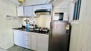 家庭開放式套房, 露台, 山景 | 私人廚房