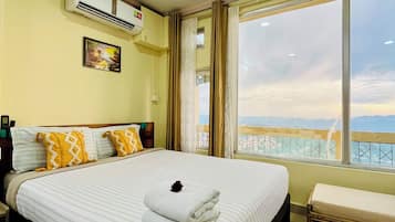 Familie-studiosuite, balkong, fjellutsikt