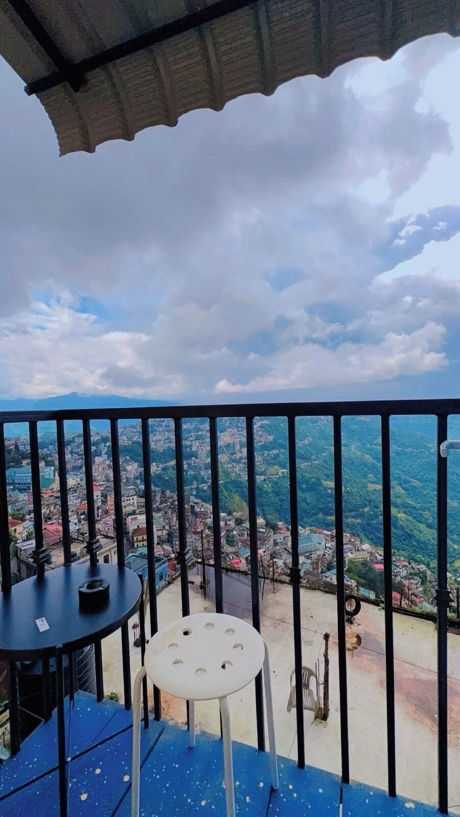 Deluxe-Doppelzimmer, Balkon, Bergblick | Terrasse/Patio