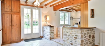 Maison de vacances « Gîte à Acqueville » avec terrasse et jardin partagés