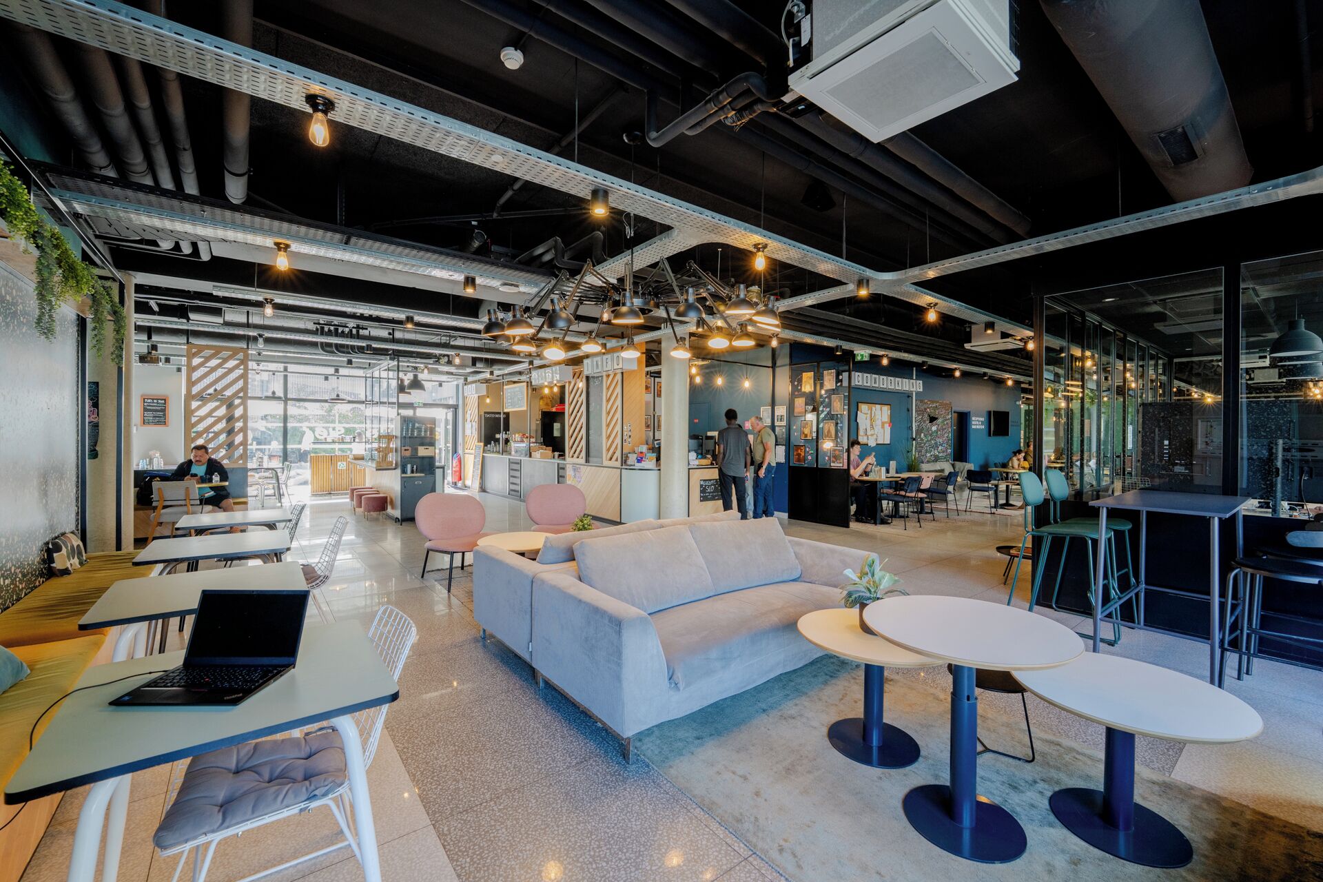 Sala de estar en el lobby