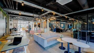 Sala de estar en el lobby