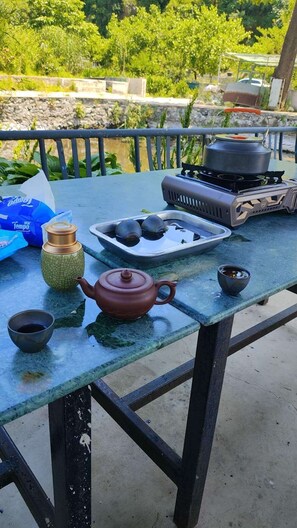 Outdoor dining - Near Mutianyu Country Villa (Huairou)
