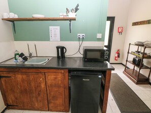 Cottage | Private kitchen - Cabin No. 15 - Salt and Fern Cabins (Port Talbot)