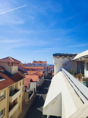 Blick von der Unterkunft