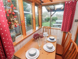 Dining - Cosy Eco Cabin (Newport)