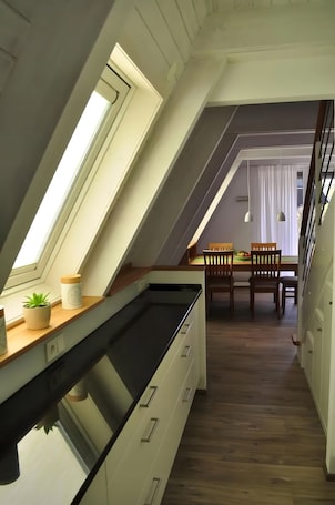 Interior. Holiday Home 'Meinhaus-damp' with Terrace, Garden and Wi-Fi