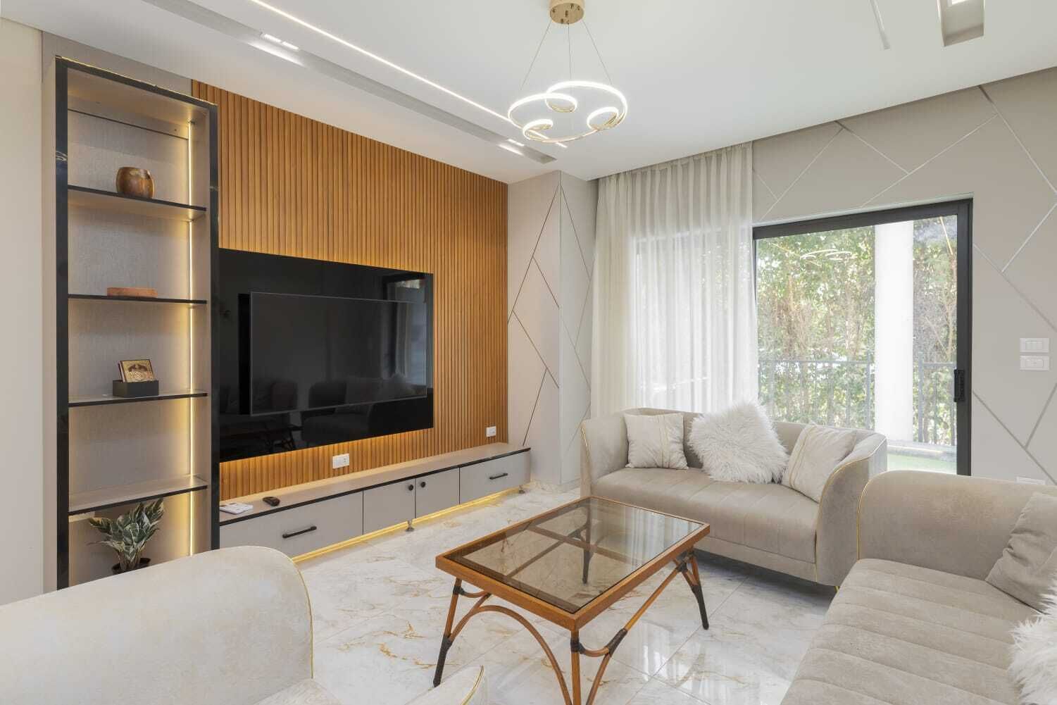 Comfort-Apartment, 2 Schlafzimmer, Gartenblick | Wohnbereich