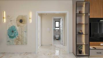 Comfort-Apartment, 2 Schlafzimmer, Gartenblick | Innenbereich