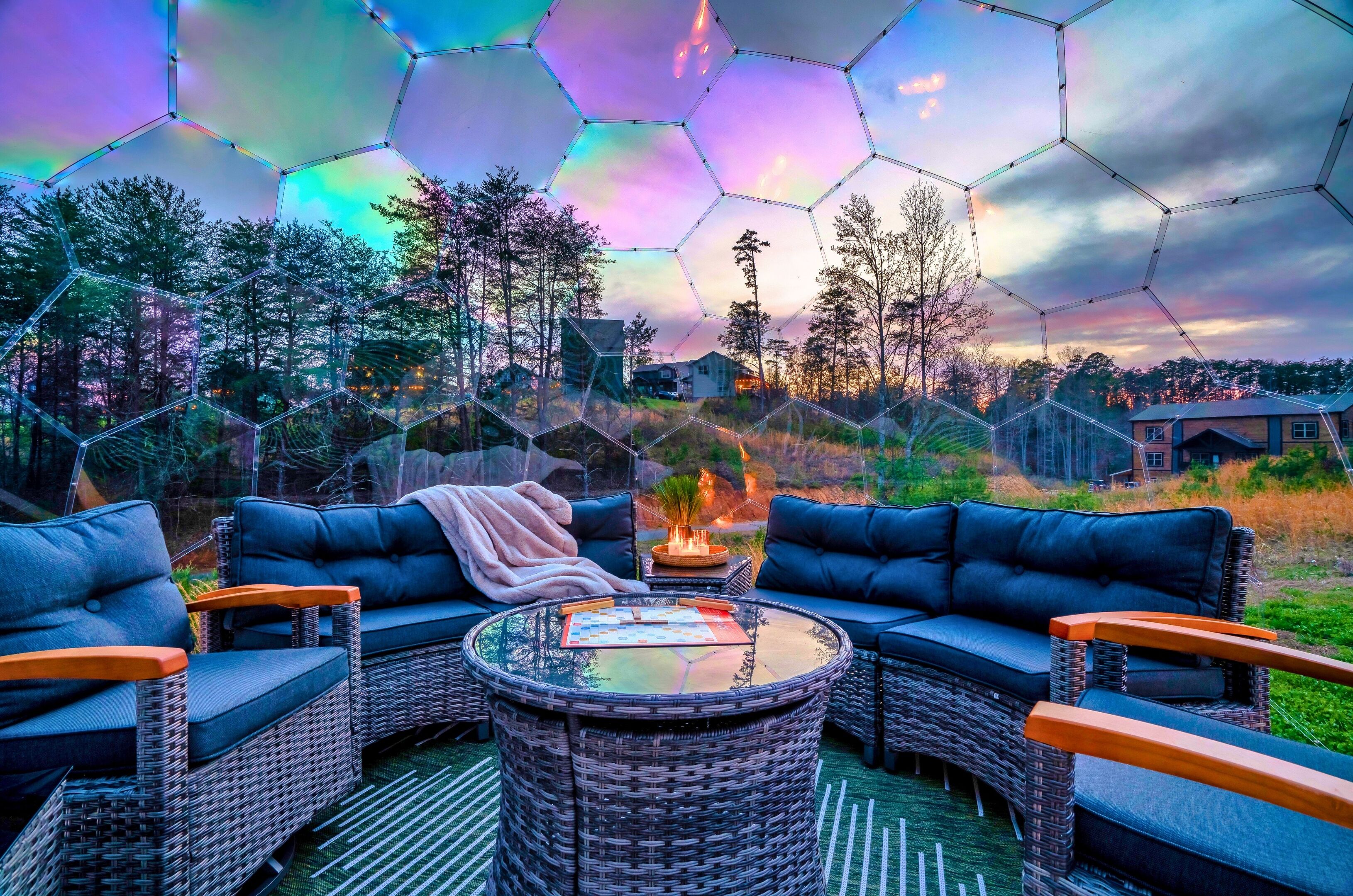 Step into the Hypedome, play a game, share stories, and look up at the sky for a one of a kind evening together.
