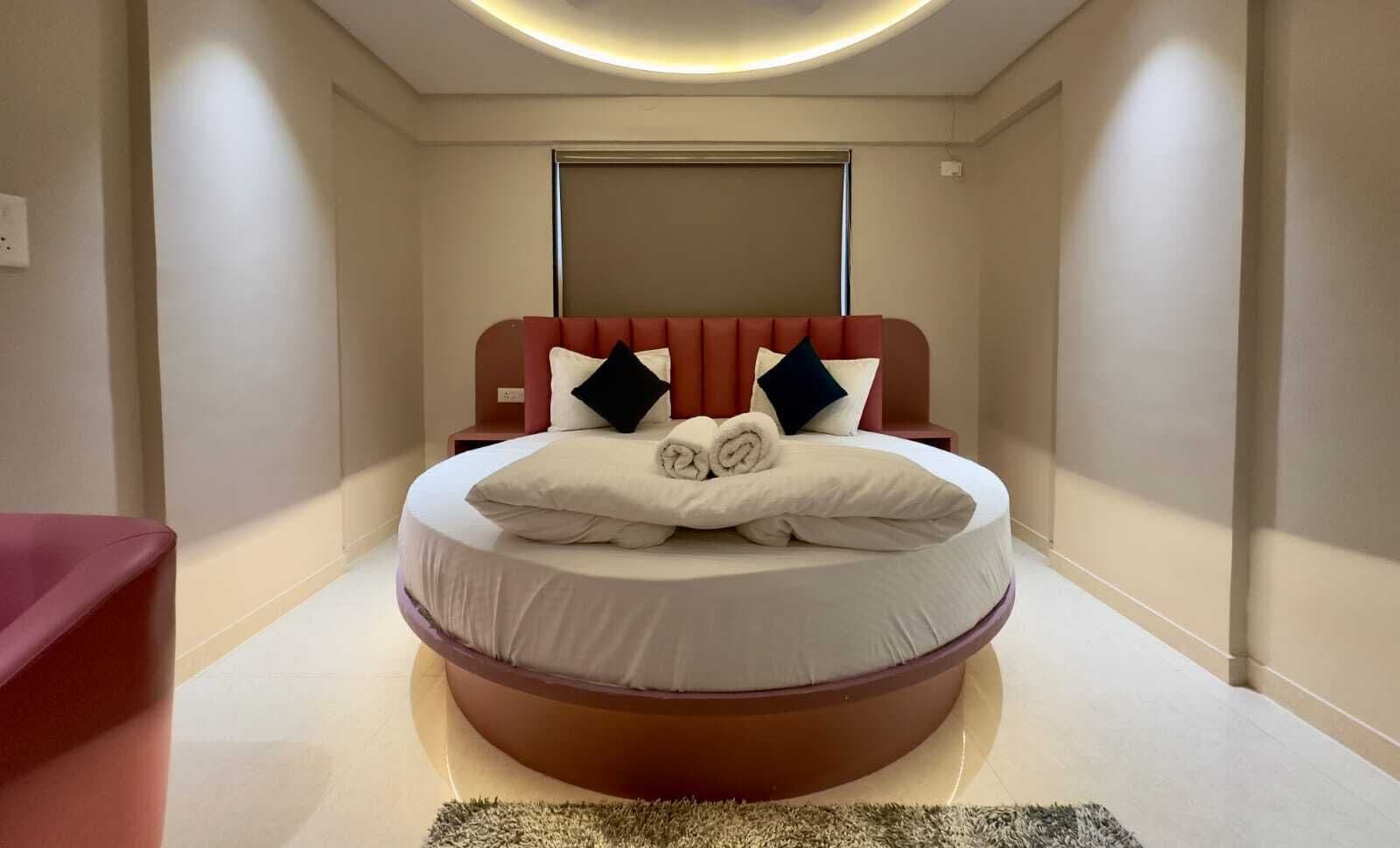 Deluxe tweepersoonskamer, uitzicht op stad