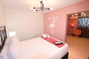 Iron/ironing board, WiFi, bed sheets - Roxy Riviera | Pink Retro Boutique Studio (Port St. Joe)