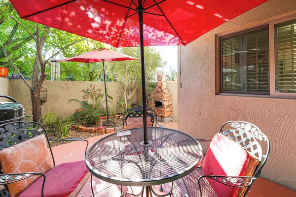 Pool Access & Private Patio! Prime Arcadia Condo - Phoenix-Sky-Harbor Airport (PHX)