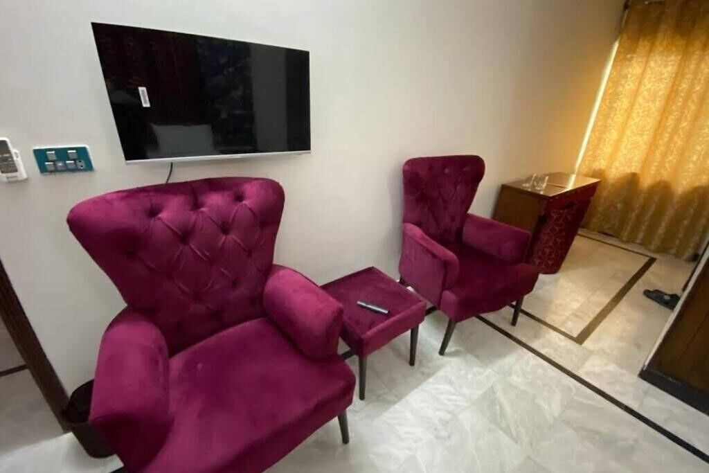 Deluxe tweepersoonskamer, uitzicht op de stad | Interieur