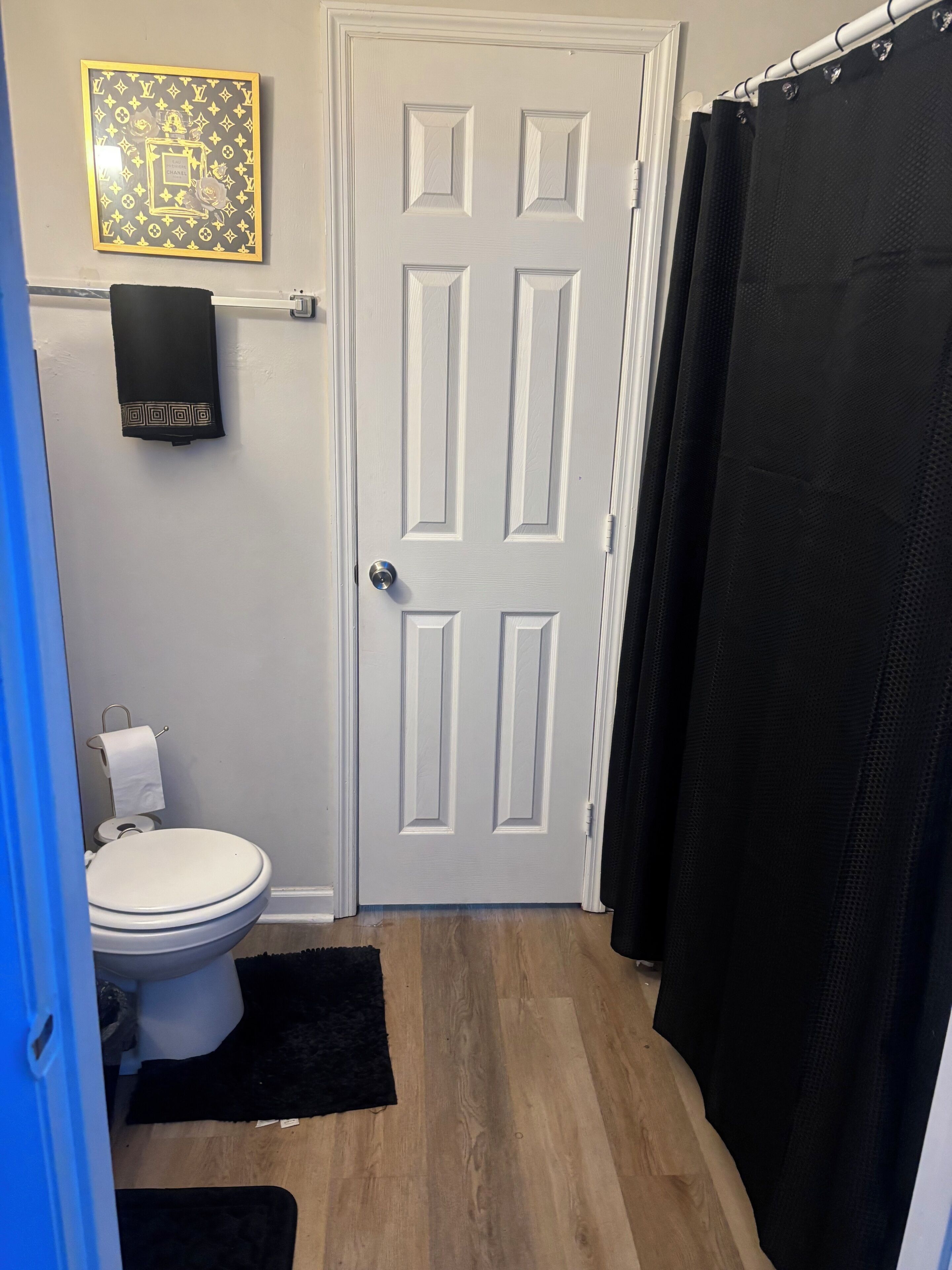 Towels, toilet paper