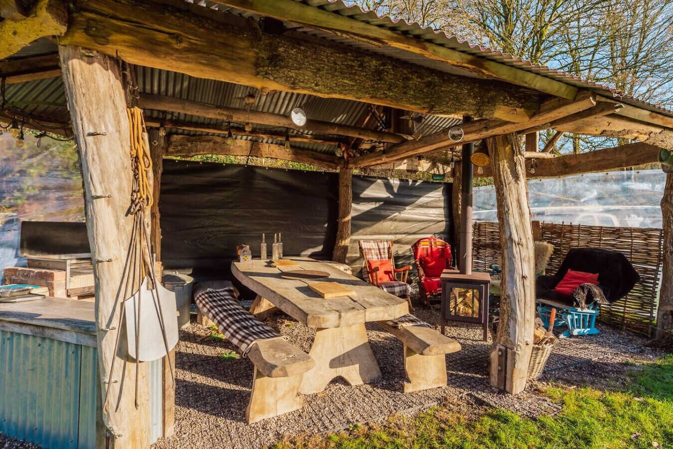 Opções para refeição ao ar livre