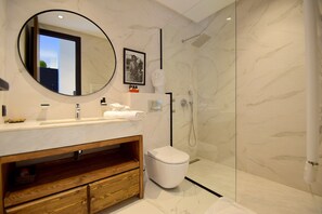Shower, hair dryer, towels, soap - Villa Rêve d'Essaouira-Private pool & beach 50m (Essaouira)