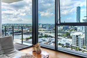 Interior - City & River View High Level 2BR (South Brisbane)