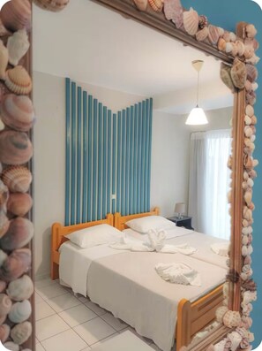 Room - Cozy 1-bedroom apartment in the front of Rethymno's beach (Rethymno)