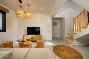 Living area - Villa Elea, The AEOLINA Collection Corfu (Corfu)