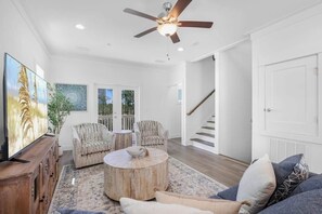 Living area - Tuscan Tide + April Deal! Coastal Luxury + Pool + Near Beach (Orange Beach)