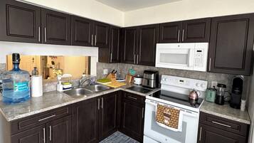 Microwave, oven, stovetop