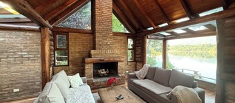 Luxury Lakefront Retreat with Stunning Mountain Views.