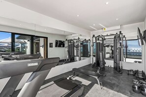 Fitness facility - Alik: Studios with Partial Views to the Marina (Cruz de Huanacaxtle)