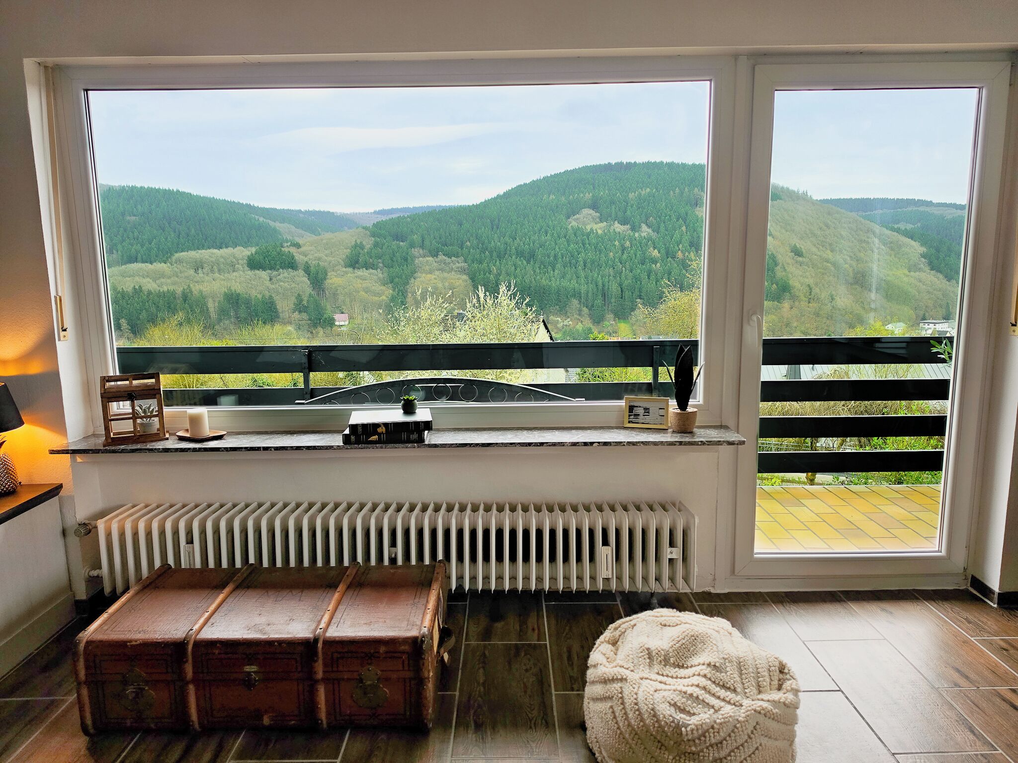 Ausblick Wohnzimmer