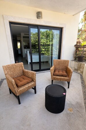 Junior studio, balkon, uitzicht op stad | Kameruitzicht