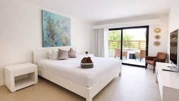 Junior studio, balkon, uitzicht op stad