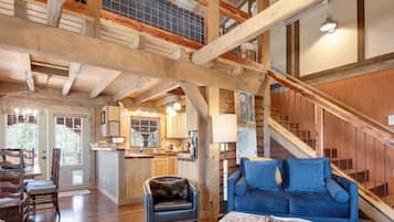TV, fireplace, offices