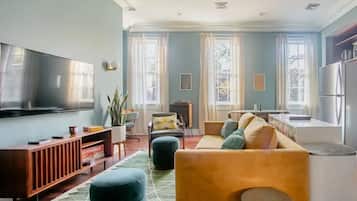 TV, stereo, offices