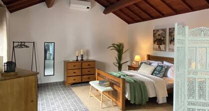 Tropical Palmeira Suite in Small Azorean Village.